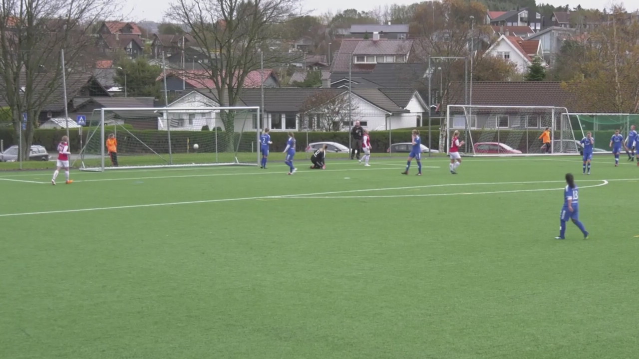 Høydepunkt Bryne - Tromsø damer kvalik